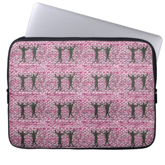 Black Magic Hollyhock av Yeshaya Dank - Laptop Fodral