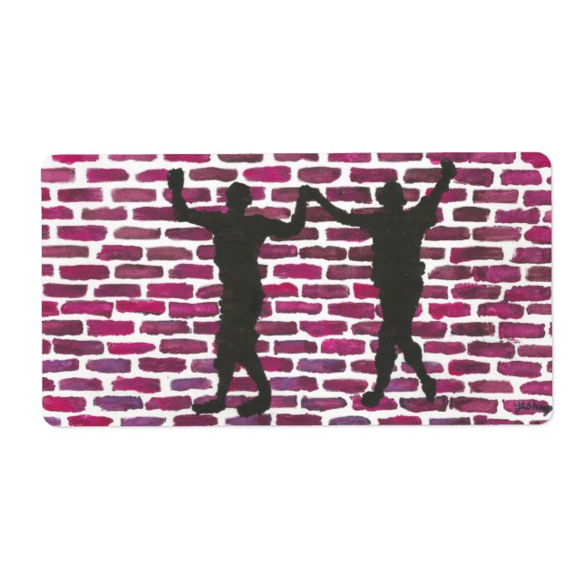 Black Magic Hollyhock by Yeshaya Dank Wood Wall Ar Fraktsedel (Framsidan)