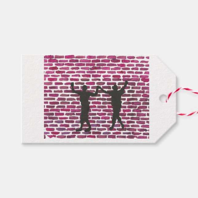 Black Magic Hollyhock by Yeshaya Dank Wood Wall Ar Presentetikett (Framsidan (Horizontal))