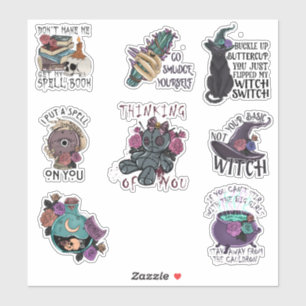 Black Magic Witchcraft Sticker Pack Klistermärken