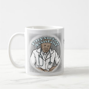 Black Male Physician Assistant Kaffemugg