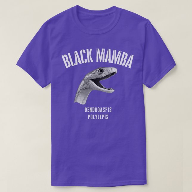 black mamba deadly snake design Dendroaspis polyle T Shirt (Design framsida)