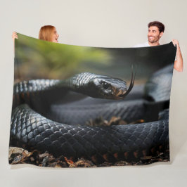 BLACK MAMBA SNAKE FLEECEFILT
