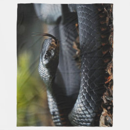 BLACK MAMBA SNAKE FLEECEFILT