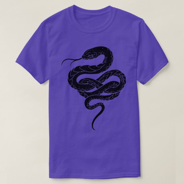 Black Mamba Snake  T Shirt (Design framsida)