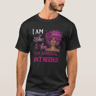 Black Mamma Dam Curly Natural Afro African T Shirt