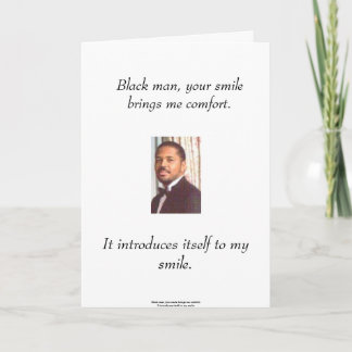 Black Man Card Kort