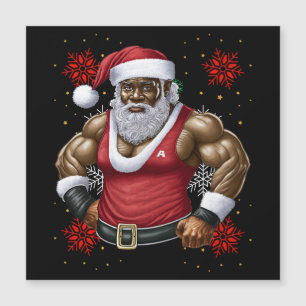 Black Man Melanin jul Jultomten Ugly Julafton