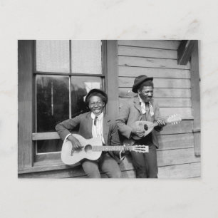 Black Manar Pay Guitar, 1902 Vykort