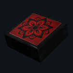 Black Mandala och Red Minnesask<br><div class="desc">Förvara dina skatter eller ge en förmånslåda till någon som en vacker gåva. Nu finns det möjlighet att välja trä ramar. Många utformningar för olika tillfälle finns i min butik.</div>