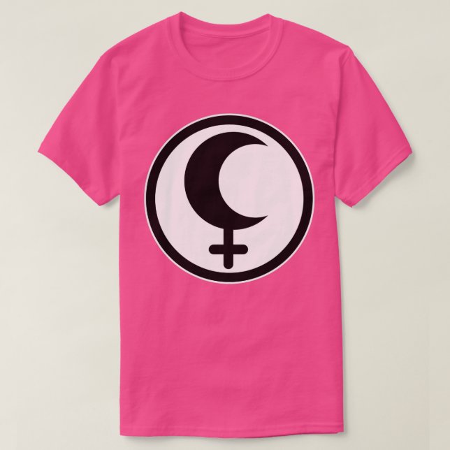 Black Måne Lilith T Shirt (Design framsida)