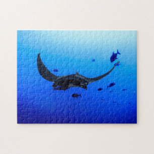 Black Manta Sting Ray Photo Puzzle Pussel