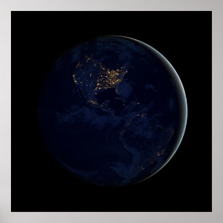 Black Marble - Americas på natten Poster