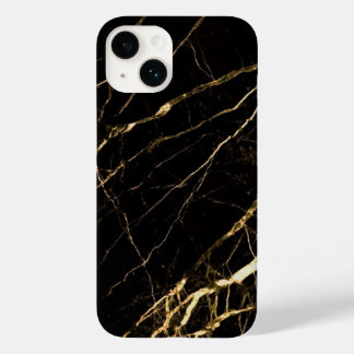 black marble gold hoesje voor iphone 14