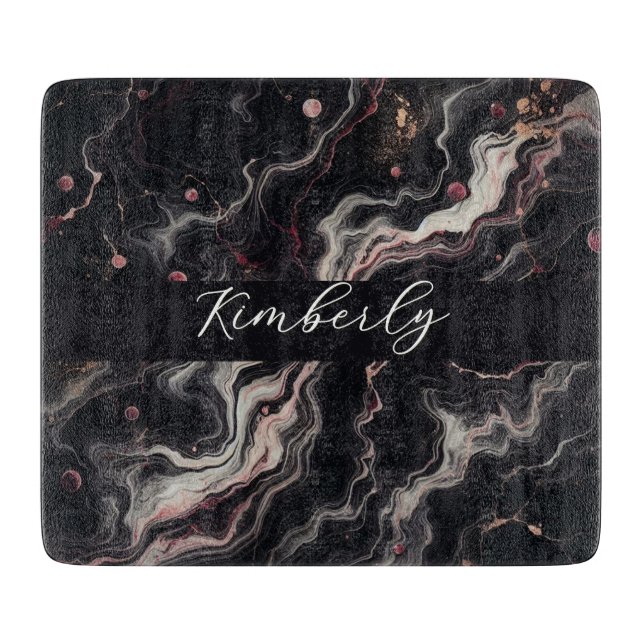 Black Marble Guld accents Modern Elegant Kitchen (Framsidan)