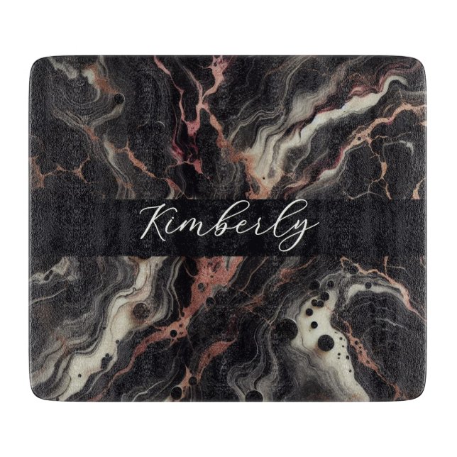 Black Marble Guld accents Modern Elegant Kitchen (Framsidan)