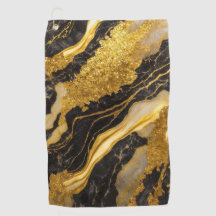 Black Marble Mönster med Guld