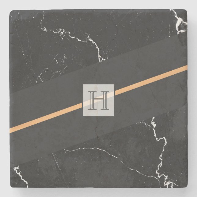 Black Marble Stenunderlägg (Framsidan)