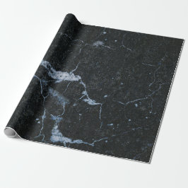 Black Marble Stone Mönster Presentpapper