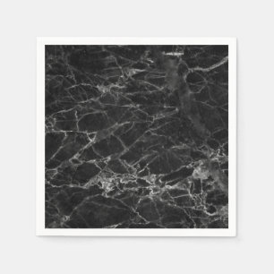 Black Marble Stone Pappersservett