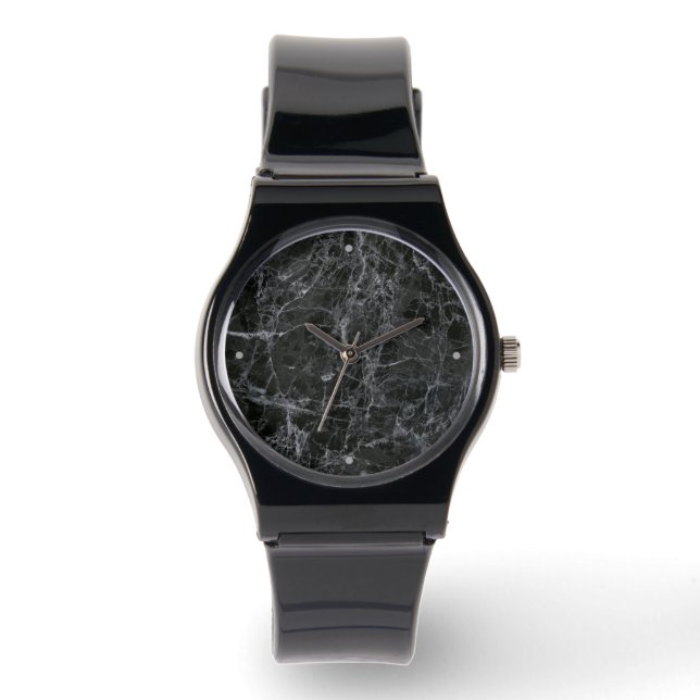 Black Marble Struktur Armbandsur (Framsida)