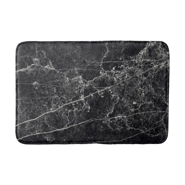 Black Marble Struktur Badrumsmatta (Framsidan)
