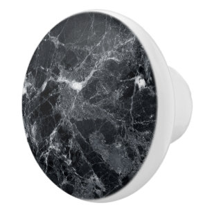 Black Marble Struktur Knopp