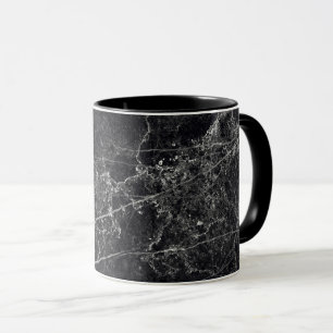 Black Marble Struktur Mugg