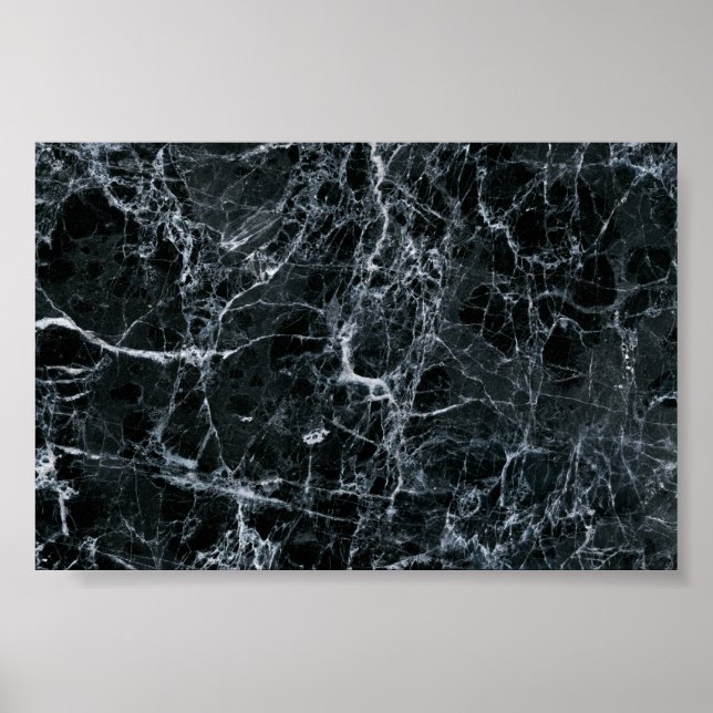 Black Marble Struktur Poster (Framsidan)