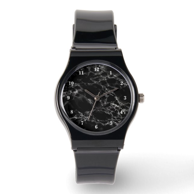 Black Marble Watch Armbandsur (Framsida)