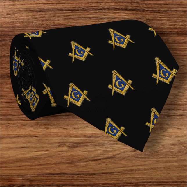 Black Masonic Masonry Freemason Mönster Slips (Skapare uppladdad)