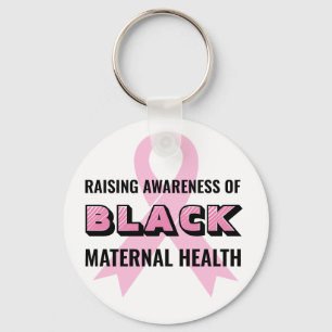 Black Maternal Health Awareness Nyckelring