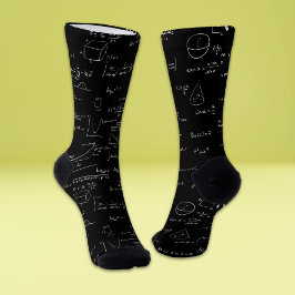 Black Math Teacher Fora Equations Mönster