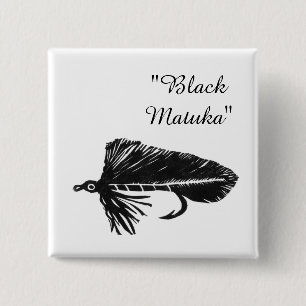 Black Matuka-strömmare för flygfiske, flygbindning Knapp