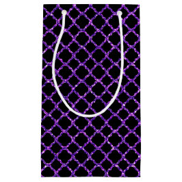 BLACK MED LILA GLITTER LOOK HALLOWEEN