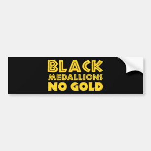 BLACK MEDALLIONER NO GULD BILDEKAL