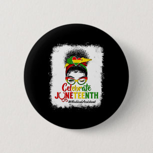 Black Mediant Messy Bun Celebrate Juneteent Knapp