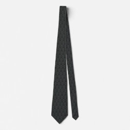 Black Medieval Dragons Neck Tie Slips