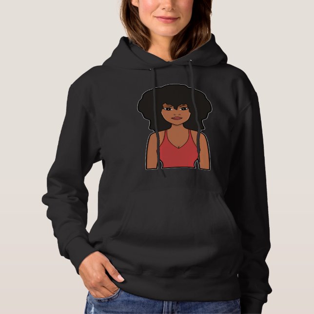 Black Melanin Queen Woman Empowerment Power Girl E T Shirt (Framsida)