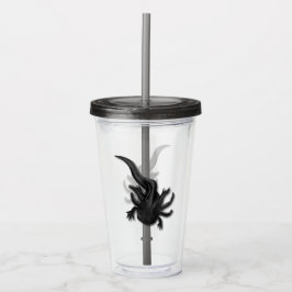 Black Melanoid Axolotl Art Take Away Mugg
