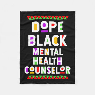 Black Mental Health Counselor African American Job Fleecefilt