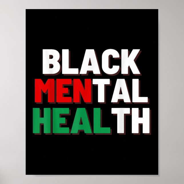 Black Mental Health S Poster (Framsidan)