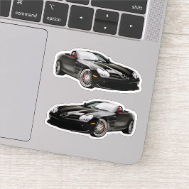 Black Mercedes Car Sticker Klistermärken