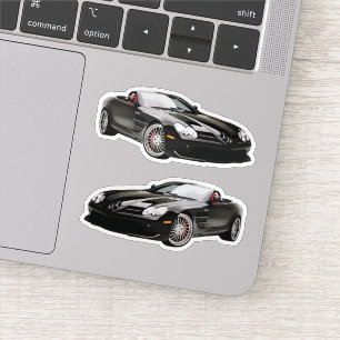 Black Mercedes Car Sticker Klistermärken