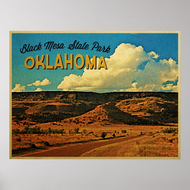 Black Mesa Oklahoma Poster (Framsidan)