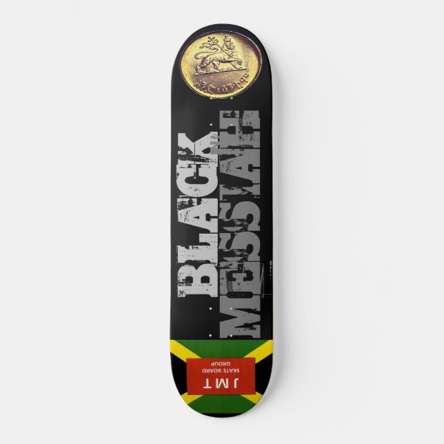 BLACK MESSIAH-skateboard Mini Skateboard Bräda 18,5 Cm (Framsida)