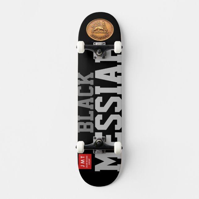 BLACK MESSIAH-skateboard Mini Skateboard Bräda 18,5 Cm (Framsida)
