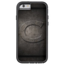 Black Metall C Monogram Iphone case