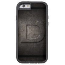 Black Metall D Monogram Iphone case