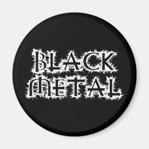Black Metall Magnet
